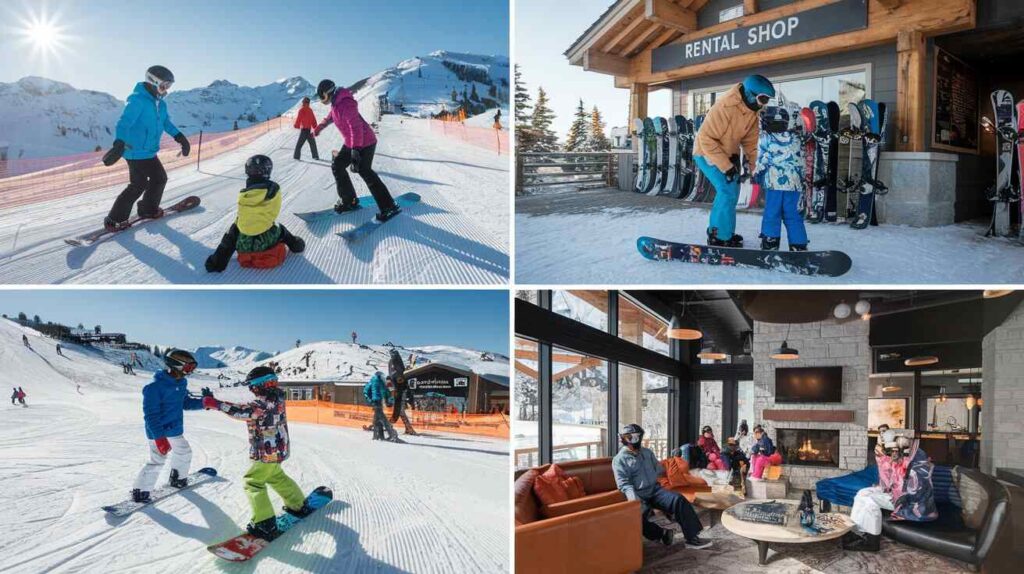 Essential Amenities at the Top Family-Friendly Snowboarding Destinations