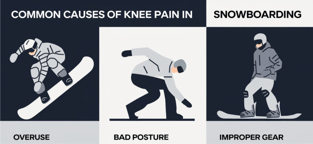 Common Causes of Knee Pain from Snowboarding